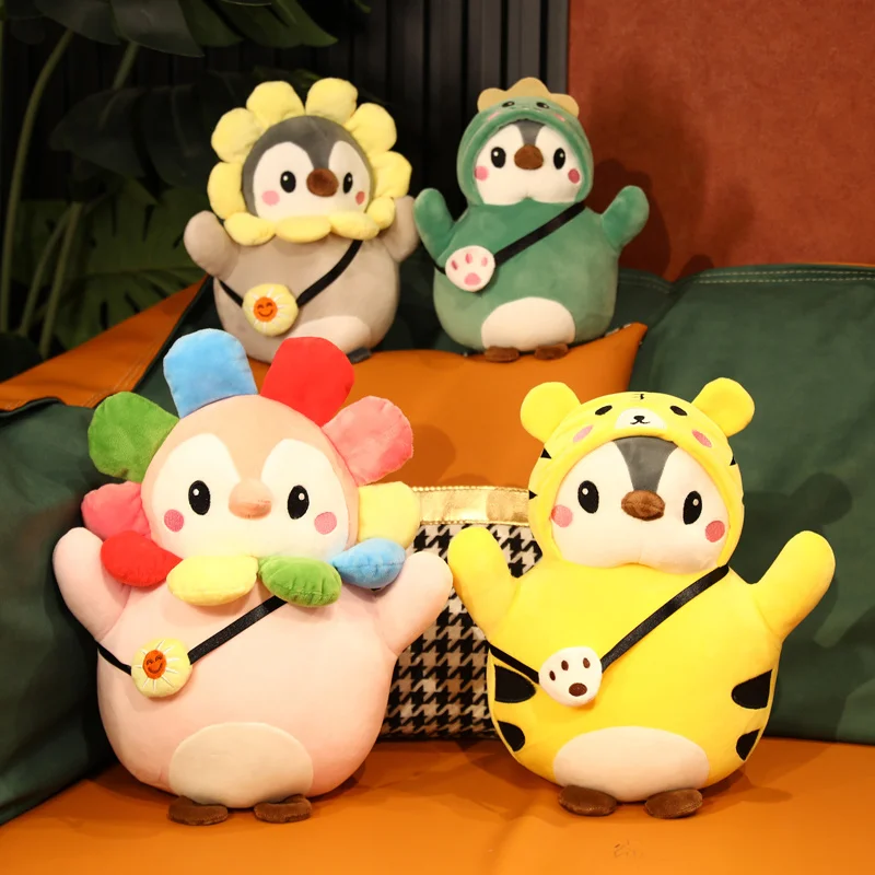 1PC 25/35CM Cute Penguin Dressed Up as Dinosaur Tiger Chick Animal Plush Toy Soft Stuffed Doll Kids Birthday Xmas Gifts 
1PC 25/35CM Cute Penguin Dressed Up as Dinosaur Tiger Chick Animal Plush Toy Soft Stuffed Doll Kids Birthday Xmas Gifts