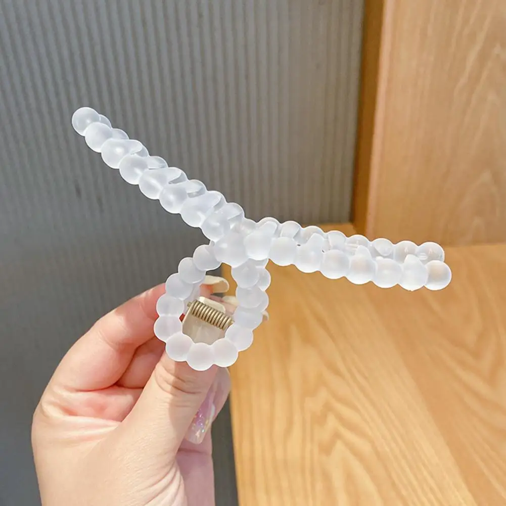 Beautiful Big Hair Clips Frosted Lightweight Frosted Transparent Hair Claws Hair Claws Hair Grips 4Pcs/Set
Beautiful Big Hair Clips Frosted Lightweight Frosted Transparent Hair Claws Hair Claws Hair Grips 4Pcs/Set