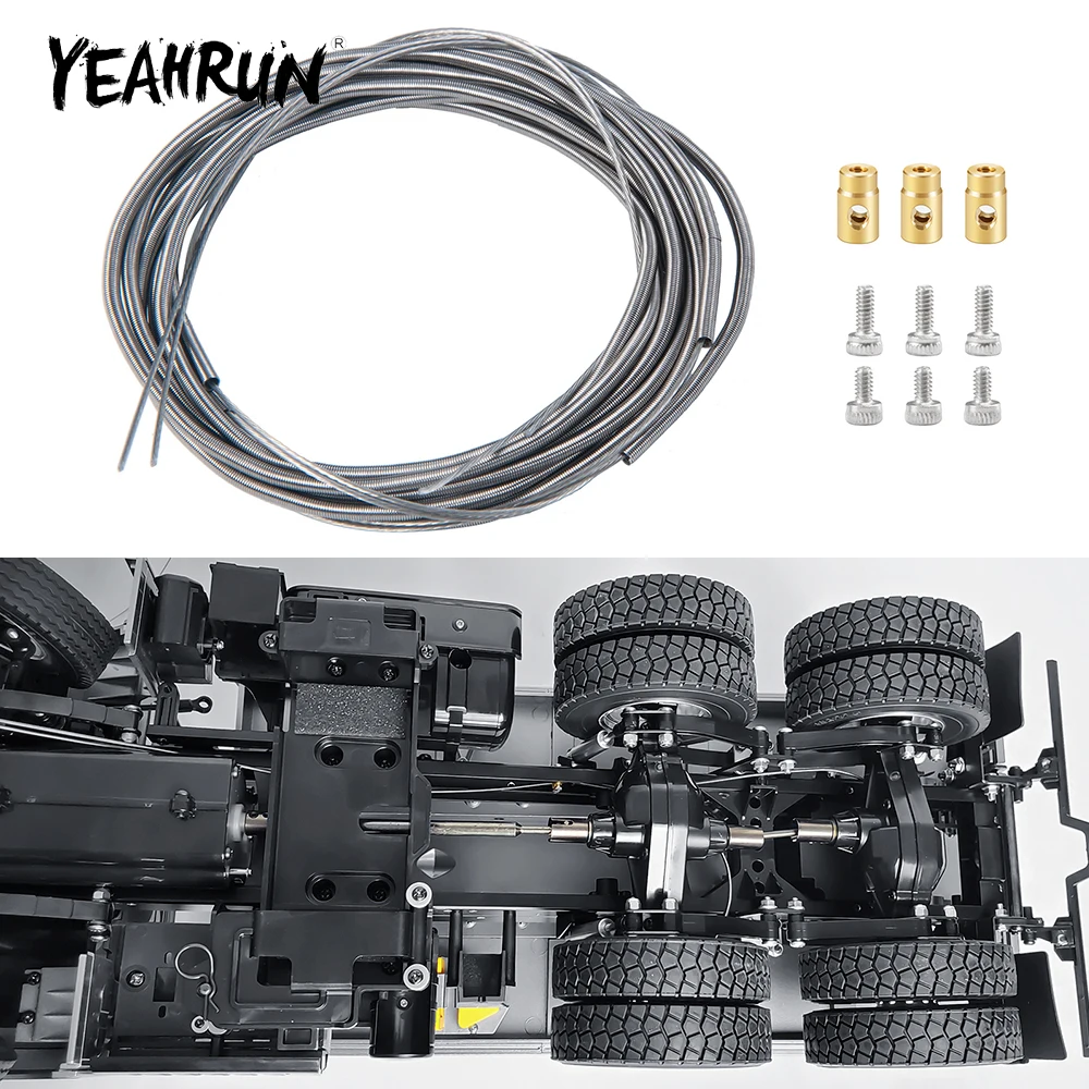 Стальные кабели для блокировки дифференциала YEAHRUN с латунной резьбой для Tamiya 1/14, аксессуары для обновления трактора, грузовика
Стальные кабели для блокировки дифференциала YEAHRUN с латунной резьбой для Tamiya 1/14, аксессуары для обновления трактора, грузовика