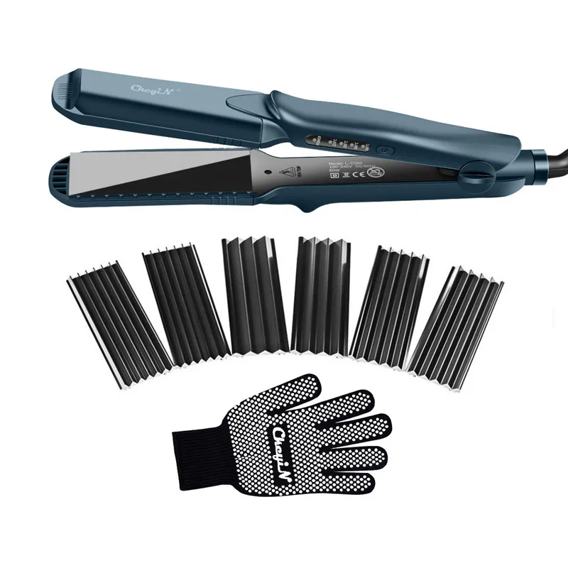 Ceramic Interchangeable 4 in 1 Fast Hair Straightener Professional Corn Wave Flat Crimping Iron Hair Curler Roller Flat Iron 46
Ceramic Interchangeable 4 in 1 Fast Hair Straightener Professional Corn Wave Flat Crimping Iron Hair Curler Roller Flat Iron 46