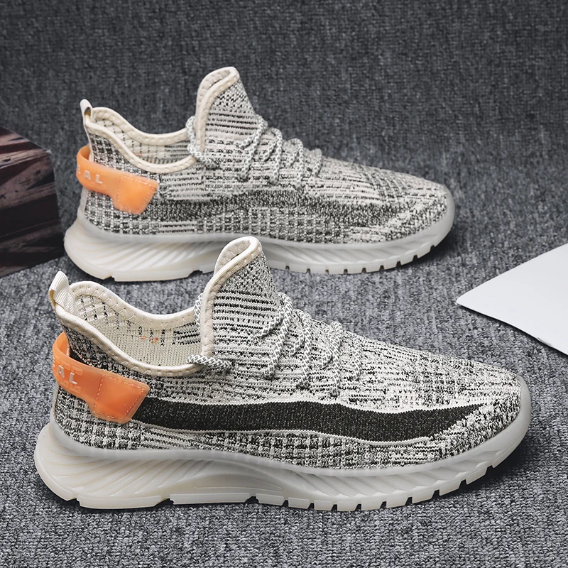 Man Knitted Sneakers Coconut Shoes Jelly Outsole Breathable Flying Knit Shoes Fashion Casual Sport Running Shoes
Man Knitted Sneakers Coconut Shoes Jelly Outsole Breathable Flying Knit Shoes Fashion Casual Sport Running Shoes