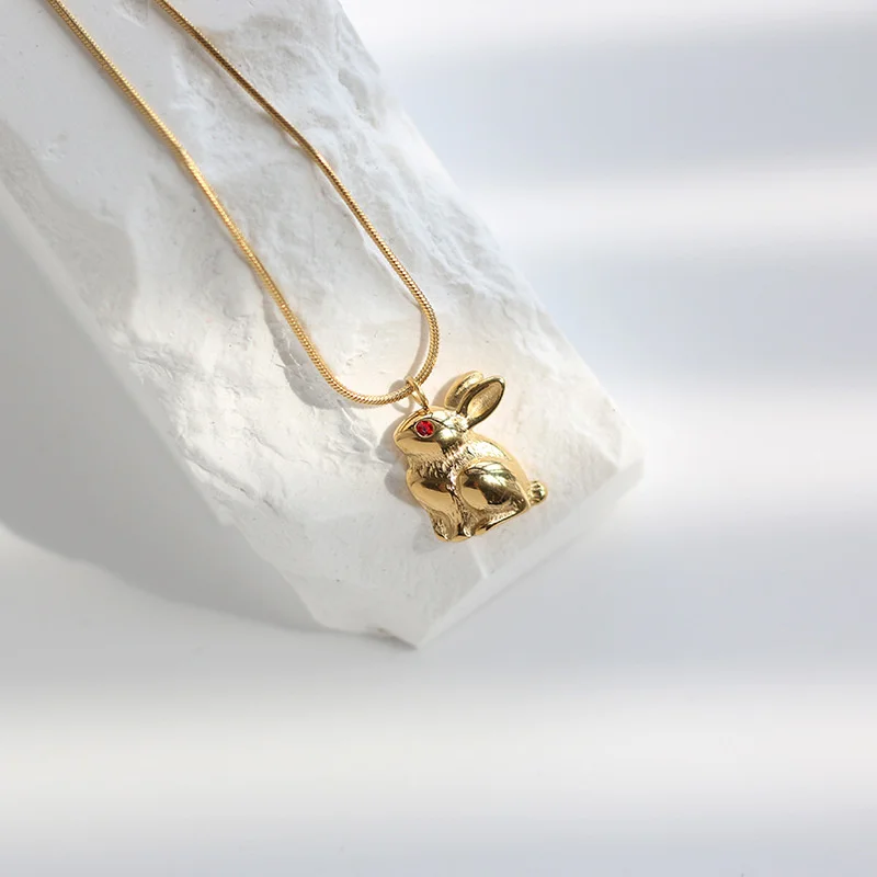 Stainless Steel Vintage Dimensional Rabbit Cute Pet Snake Bone Necklace Clavicle Chain Pendants For Women's 2021 Trend Jewelry
Stainless Steel Vintage Dimensional Rabbit Cute Pet Snake Bone Necklace Clavicle Chain Pendants For Women's 2021 Trend Jewelry
