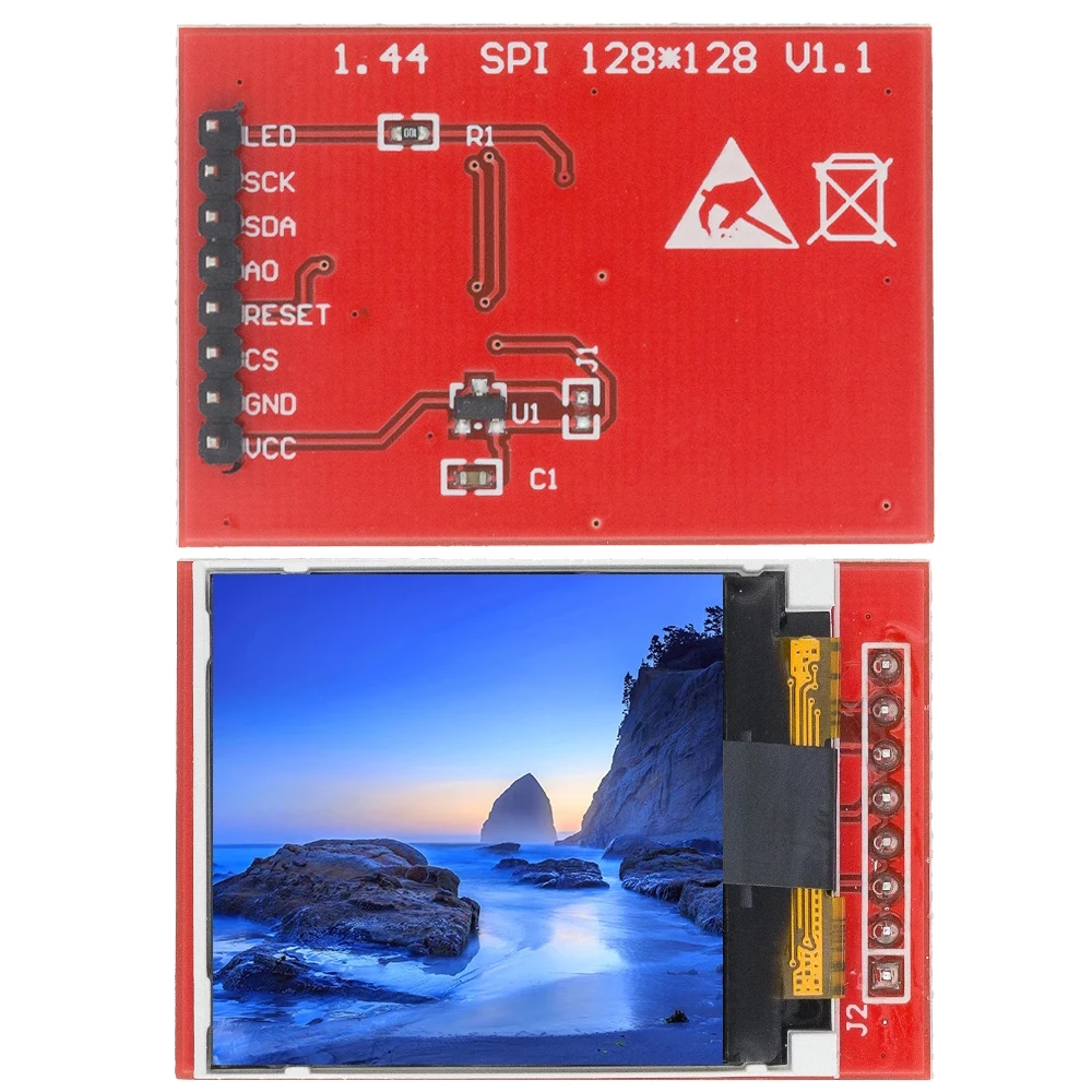 TFT дисплей 0 96/1 3/1 44/1 77/1 8 дюймов IPS 7P SPI HD 65K полноцветный ЖК модуль ST7735 Привод IC 80*160