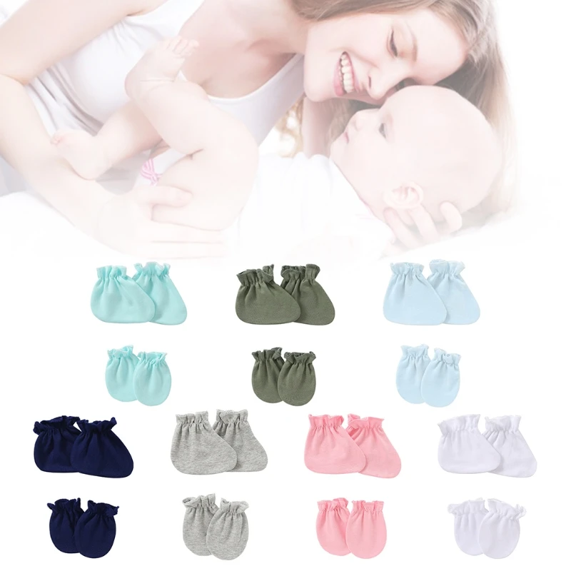 2 Pairs Newborn Handguard Mittens Footguard Socks Kit Baby Anti-scratch Soft Cotton Gloves Foot Cover Set
2 Pairs Newborn Handguard Mittens Footguard Socks Kit Baby Anti-scratch Soft Cotton Gloves Foot Cover Set