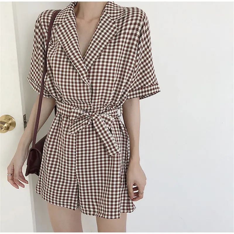 Alien Kitty 2021 Women Geometric Playsuits New Arrival Plaid Lace Up Loose Stylish Hot Chic Summer Casual Sweet Female Playsuits
Alien Kitty 2021 Women Geometric Playsuits New Arrival Plaid Lace Up Loose Stylish Hot Chic Summer Casual Sweet Female Playsuits