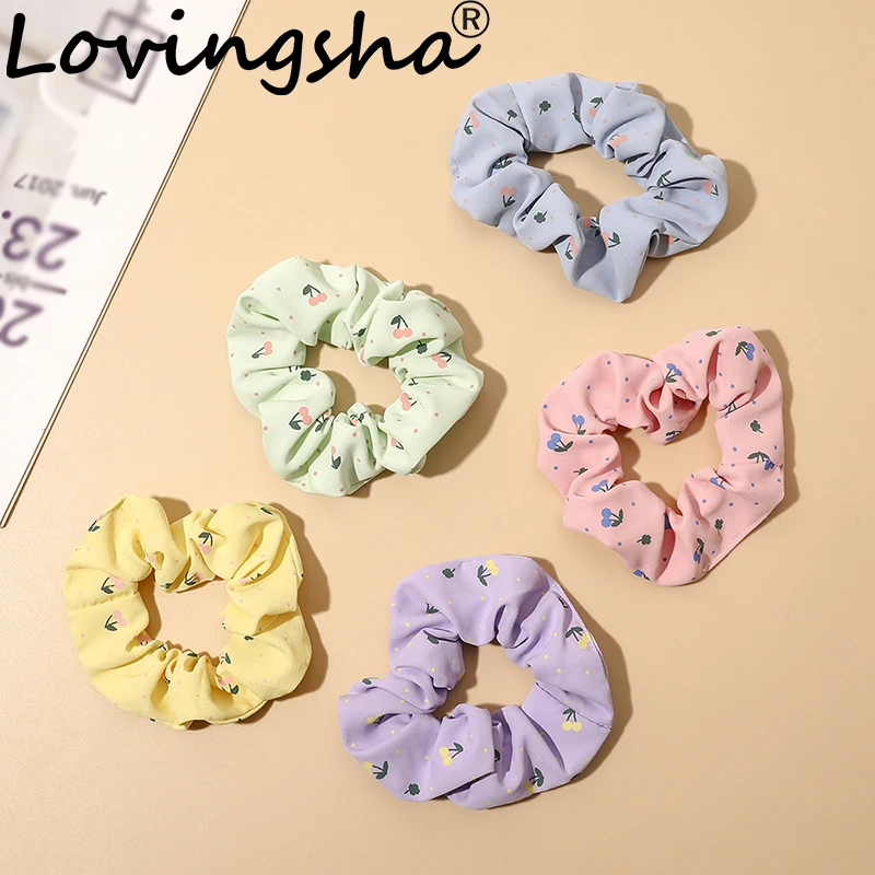 LOVINGSHA Cute Color Floral Women Hair Accessories Elastic Hair Band Hair Rope For Girls Rubber Band Tie Hair Scrunchies
LOVINGSHA Cute Color Floral Women Hair Accessories Elastic Hair Band Hair Rope For Girls Rubber Band Tie Hair Scrunchies