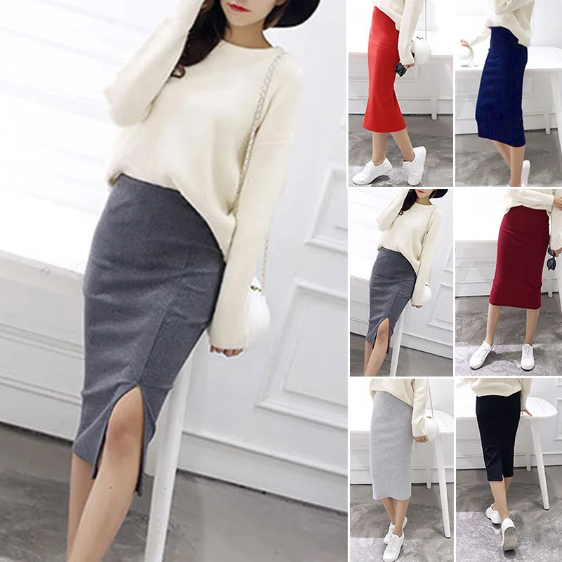 New Fashion Ladies Women's Casual High Waist Pencil Skirt Midi Split Skirt Wrap Sexy Elegant Office Female Skirt
New Fashion Ladies Women's Casual High Waist Pencil Skirt Midi Split Skirt Wrap Sexy Elegant Office Female Skirt