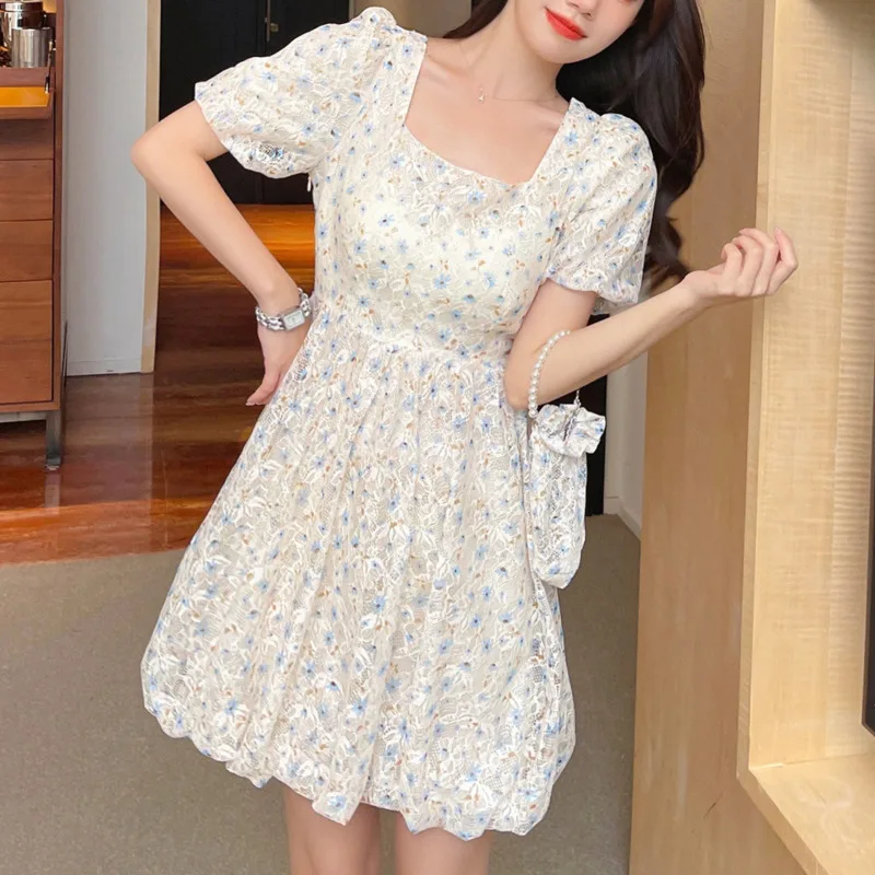 2021 Summer Korean Vintage Embroidery Slim Mini Dress Sweet Short Sleeve Party Dress And Bag Vestidos De Verano Sukienki Damskie
2021 Summer Korean Vintage Embroidery Slim Mini Dress Sweet Short Sleeve Party Dress And Bag Vestidos De Verano Sukienki Damskie