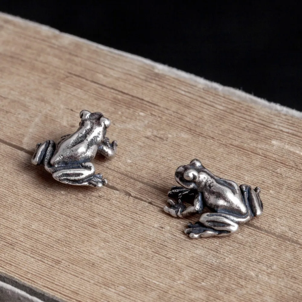 Vintage Cute Frog Stud Earrings for Men Women Punk Styke Silver Plated Animal Earrings Fashion Party Bohemian Earrings Jewelry
Vintage Cute Frog Stud Earrings for Men Women Punk Styke Silver Plated Animal Earrings Fashion Party Bohemian Earrings Jewelry