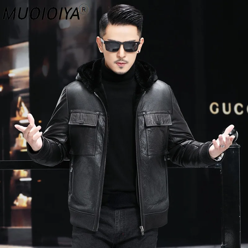 White Duck Down Jacket Men 2022 Winter Hooded Woolen Collar Coat Genuine Cowhide Leather Jackets Casaco Masculino Gmm351
White Duck Down Jacket Men 2022 Winter Hooded Woolen Collar Coat Genuine Cowhide Leather Jackets Casaco Masculino Gmm351