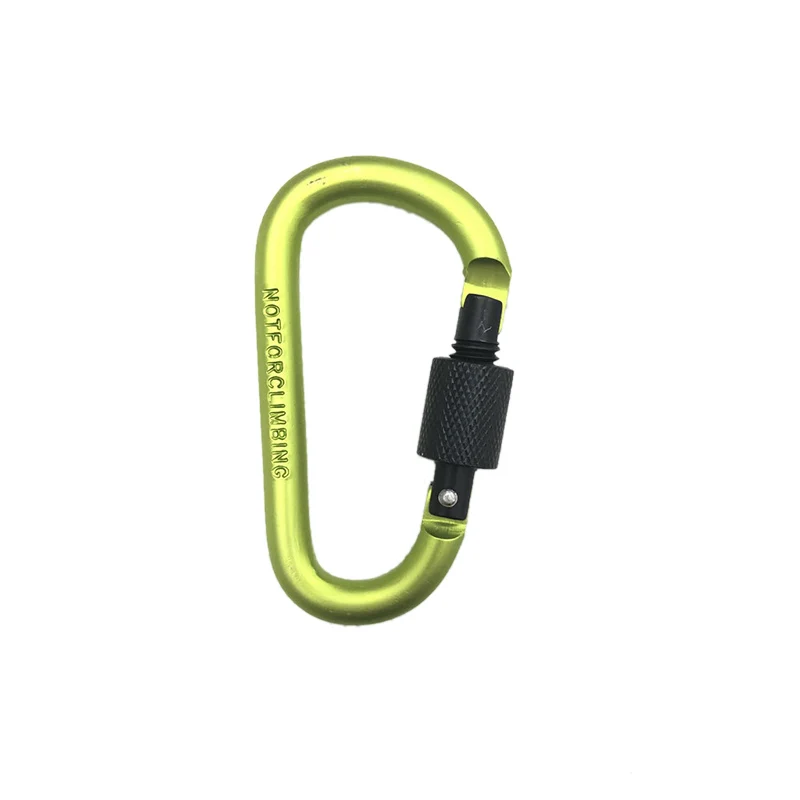 Outdoor Climbing Aluminium Alloy d Shape Buckle Carabiner Survial Key Chain Climb Hook Clip Backpack Buckle Keychain 1Pcs Random
Outdoor Climbing Aluminium Alloy d Shape Buckle Carabiner Survial Key Chain Climb Hook Clip Backpack Buckle Keychain 1Pcs Random