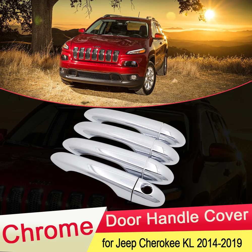 for Jeep Cherokee KL 2014 2015 2016 2017 2018 2019 Chrome Door Handle Cover Exterior Trim Catch Car Cap Stickers Accessories ABS
for Jeep Cherokee KL 2014 2015 2016 2017 2018 2019 Chrome Door Handle Cover Exterior Trim Catch Car Cap Stickers Accessories ABS