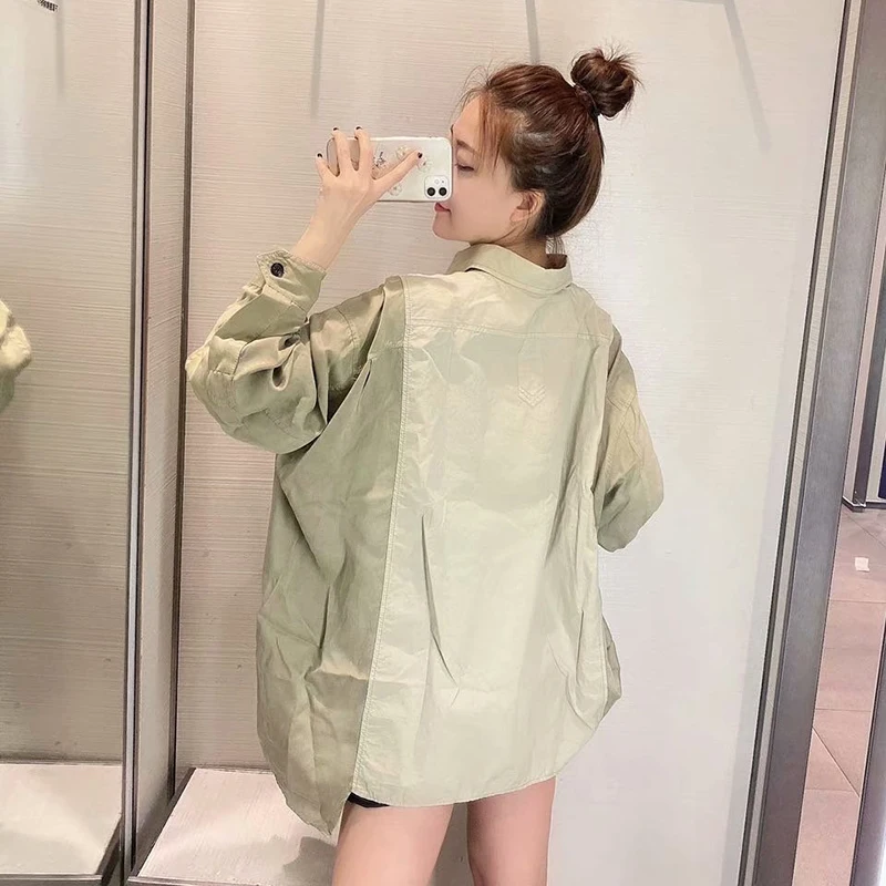 HWLZLTZHT 2020 Fashion Oversized Women's Shirt Vintage Long Sleeve Female Shirt Asymmetric Female Coat Chic Blouses Tops
HWLZLTZHT 2020 Fashion Oversized Women's Shirt Vintage Long Sleeve Female Shirt Asymmetric Female Coat Chic Blouses Tops
