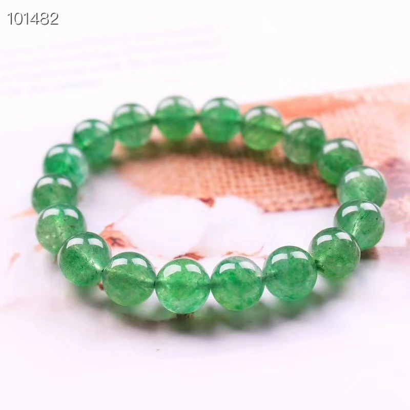 Genuine Natural Green Strawberry Quartz Crystal Women Clear Round Beads Bracelet Jewelry Fashion 7mm 8mm 9mm 10mm AAAAAA
Genuine Natural Green Strawberry Quartz Crystal Women Clear Round Beads Bracelet Jewelry Fashion 7mm 8mm 9mm 10mm AAAAAA