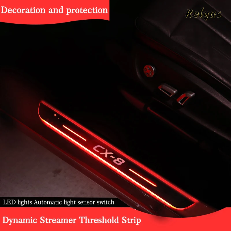 7 Colorful USB Car Logo Led Atmosphere Light Luminous Car Pedal Light Sill Pathway Welcome Scuff Light For Mazda CX8 CX 8 CX-8
7 Colorful USB Car Logo Led Atmosphere Light Luminous Car Pedal Light Sill Pathway Welcome Scuff Light For Mazda CX8 CX 8 CX-8