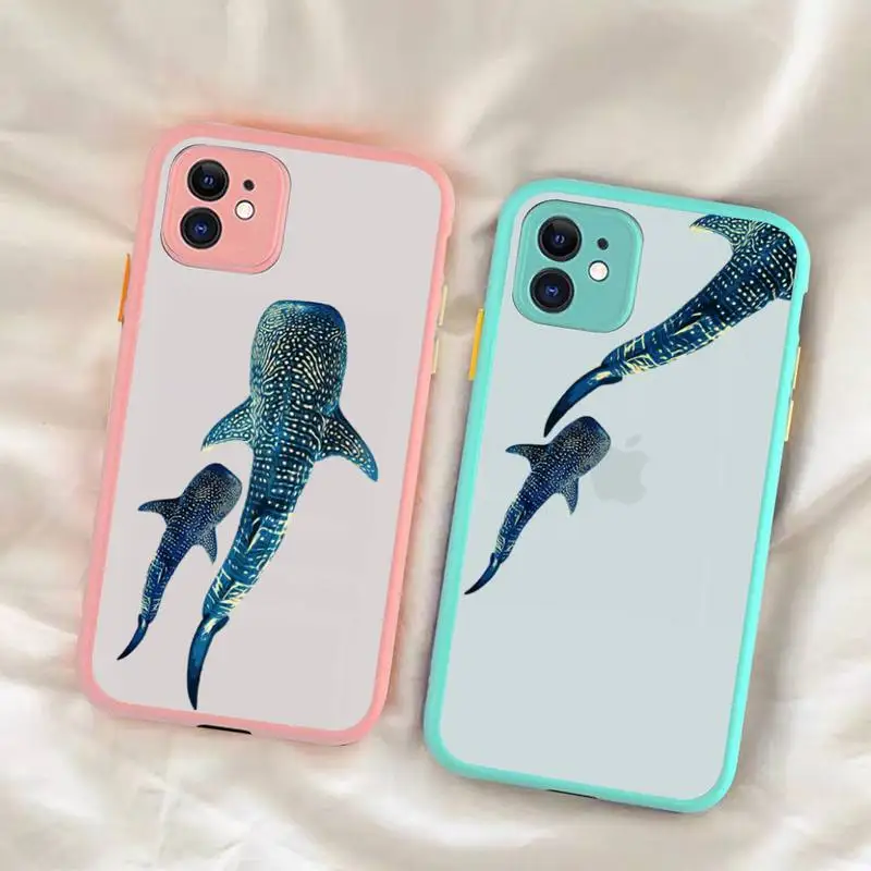 YNDFCNB Ocean Whale Shark Swimming Phone Case For iphone 12 11 13 Pro Max X XS Max XR 7 8 6 Plus 12mini Translucent Matte Case
YNDFCNB Ocean Whale Shark Swimming Phone Case For iphone 12 11 13 Pro Max X XS Max XR 7 8 6 Plus 12mini Translucent Matte Case
