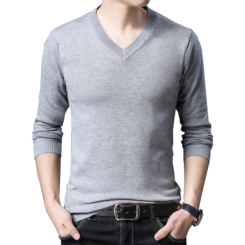 BROWON Brand Sweater Autumn Slim Sweaters Men Casual Solid Color Sweater V Neck Pullovers Black Grey Pullover Men Pullover
BROWON Brand Sweater Autumn Slim Sweaters Men Casual Solid Color Sweater V Neck Pullovers Black Grey Pullover Men Pullover