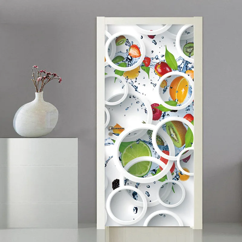 Настенные 3D-обои с абстрактными кругами и фруктами, дверные Стикеры, водонепроницаемые ПВХ обои, плакат, самоклеящиеся настенные Стикеры, н... 
Настенные 3D-обои с абстрактными кругами и фруктами, дверные Стикеры, водонепроницаемые ПВХ обои, плакат, самоклеящиеся настенные Стикеры, н...