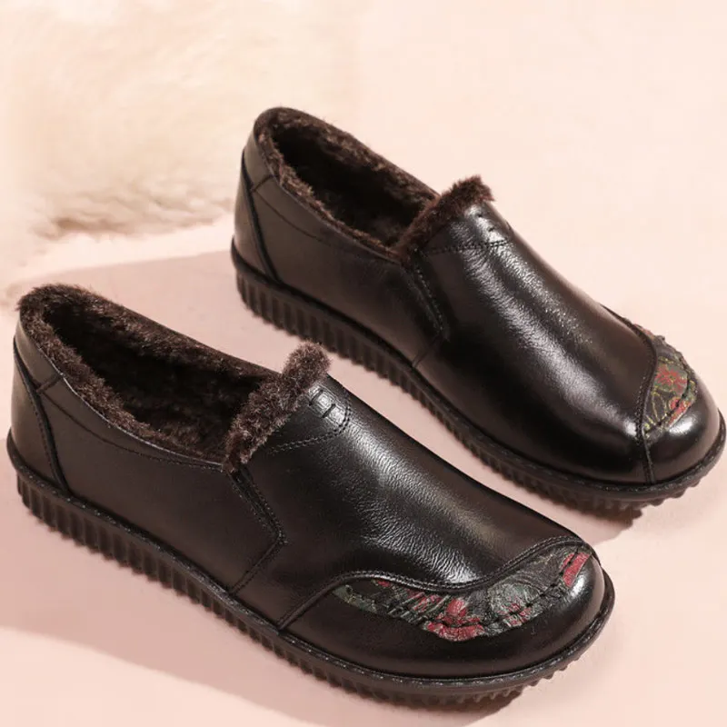 2021 Luxury Fur Shoes Women Loafers Winter With Fur Comfort Shoes For Elderly Women's Cowhide Leather Moccasins Vintage Loafers
2021 Luxury Fur Shoes Women Loafers Winter With Fur Comfort Shoes For Elderly Women's Cowhide Leather Moccasins Vintage Loafers