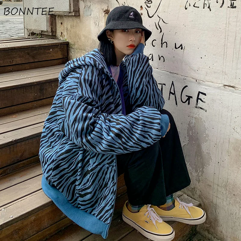 Jackets Women Zebra-print Casual Spring Coats Hooded Pockets Ins Zipper All-match Loose Fashion Soft Streetwear Elegant Leisure
Jackets Women Zebra-print Casual Spring Coats Hooded Pockets Ins Zipper All-match Loose Fashion Soft Streetwear Elegant Leisure