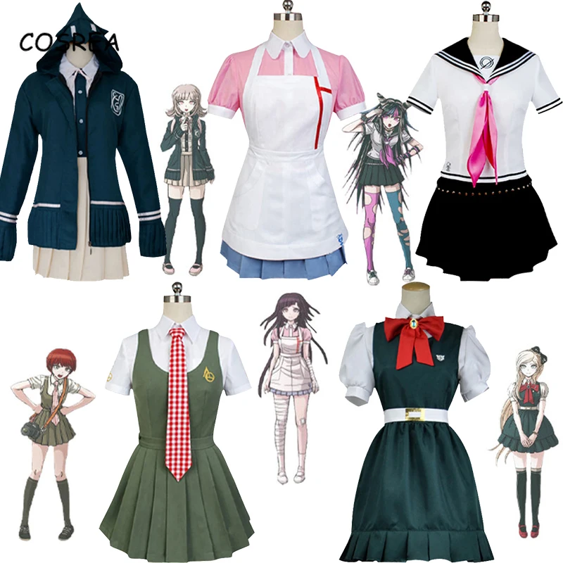 Аниме Danganronpa Косплей Sonia Nevermind Nanami ChiaKi Mioda Ibuki Koizumi Mahiru Mikan Tsumiki костюм женский комплект униформы 
Аниме Danganronpa Косплей Sonia Nevermind Nanami ChiaKi Mioda Ibuki Koizumi Mahiru Mikan Tsumiki костюм женский комплект униформы