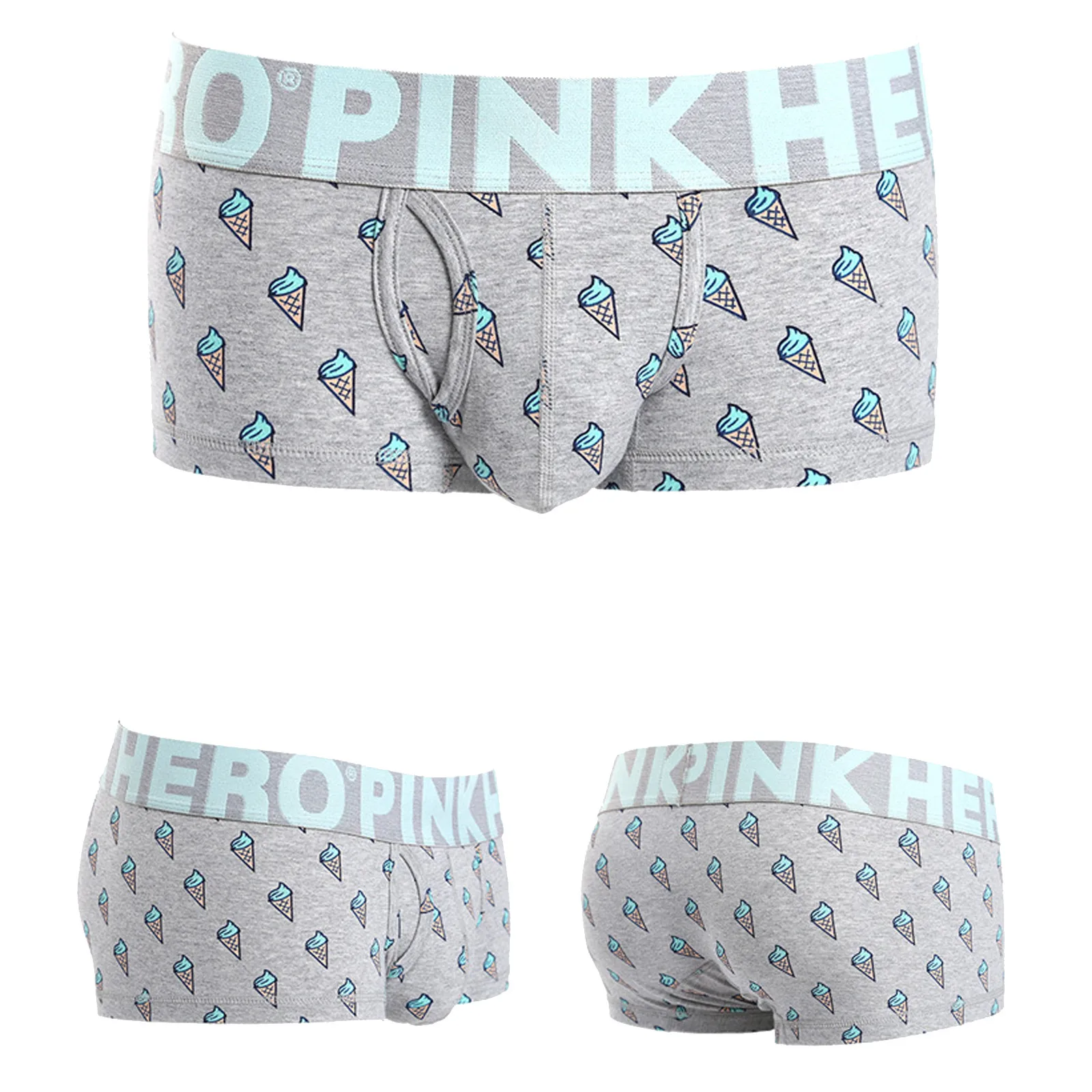 Mens Panties Shorts Men Ice Cream Printed Fitted Soft And Comfortable Solid Cotton Boxer Briefs Man For Family
Mens Panties Shorts Men Ice Cream Printed Fitted Soft And Comfortable Solid Cotton Boxer Briefs Man For Family