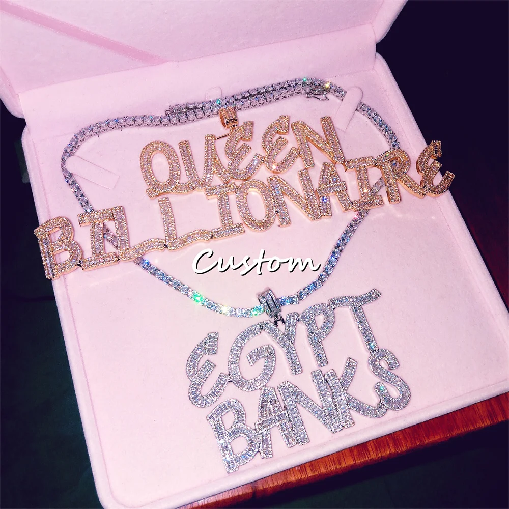 Серебряная цепочка с цирконом для мужчин и женщин, подарок на свадьбу, персонализированный логотип рэпера, подвеска-Багет с надписью, имене...
Серебряная цепочка с цирконом для мужчин и женщин, подарок на свадьбу, персонализированный логотип рэпера, подвеска-Багет с надписью, имене...