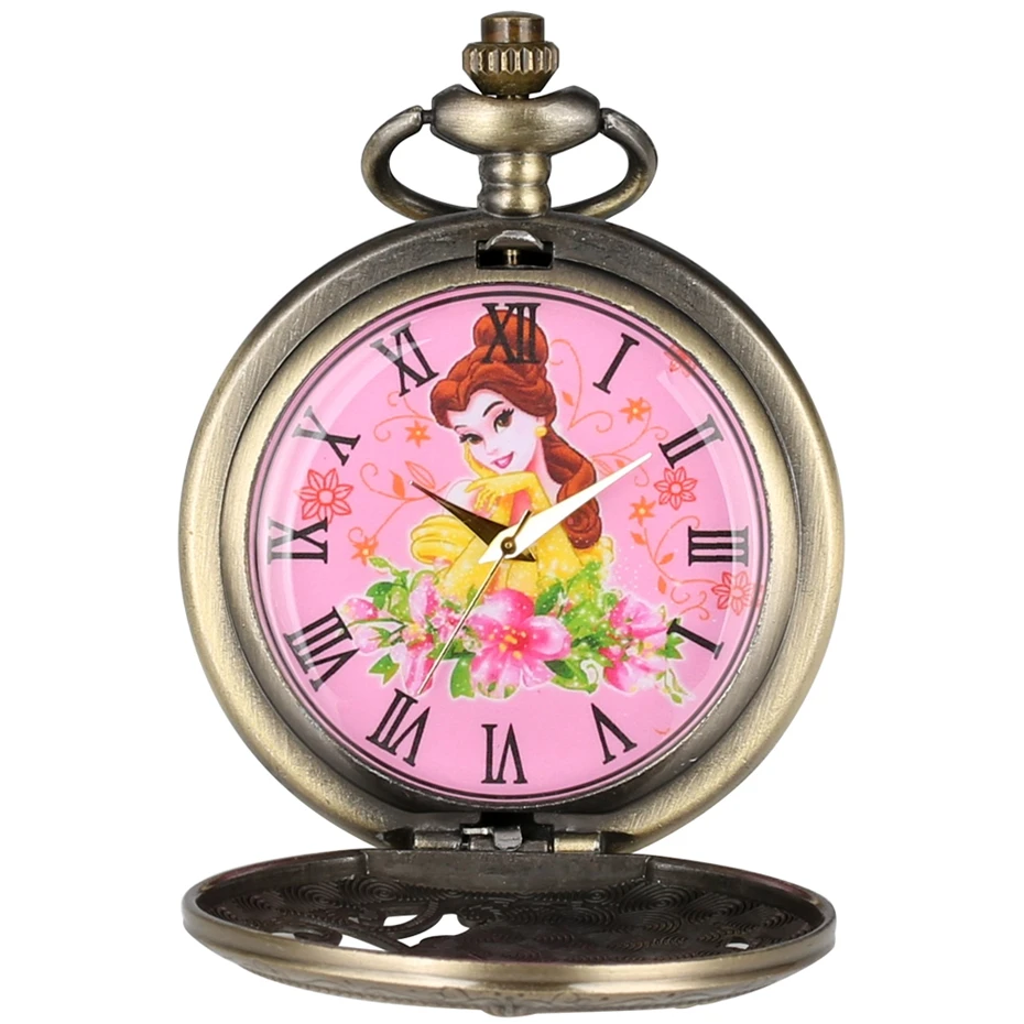 Fairy Dancing Lovely Princess Quartz Pocket Watch Exquisite Necklace Bronze Necklace Watch for Girl Women with Angel Accessory
Fairy Dancing Lovely Princess Quartz Pocket Watch Exquisite Necklace Bronze Necklace Watch for Girl Women with Angel Accessory