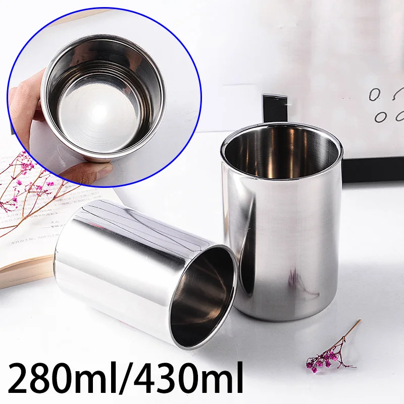 280/ 430ml Water Cup Double Wall Stainless Steel Durable Drinking Cup Beer Coffee Tea Mug Outdoor Camping Travel Drinkware
280/ 430ml Water Cup Double Wall Stainless Steel Durable Drinking Cup Beer Coffee Tea Mug Outdoor Camping Travel Drinkware