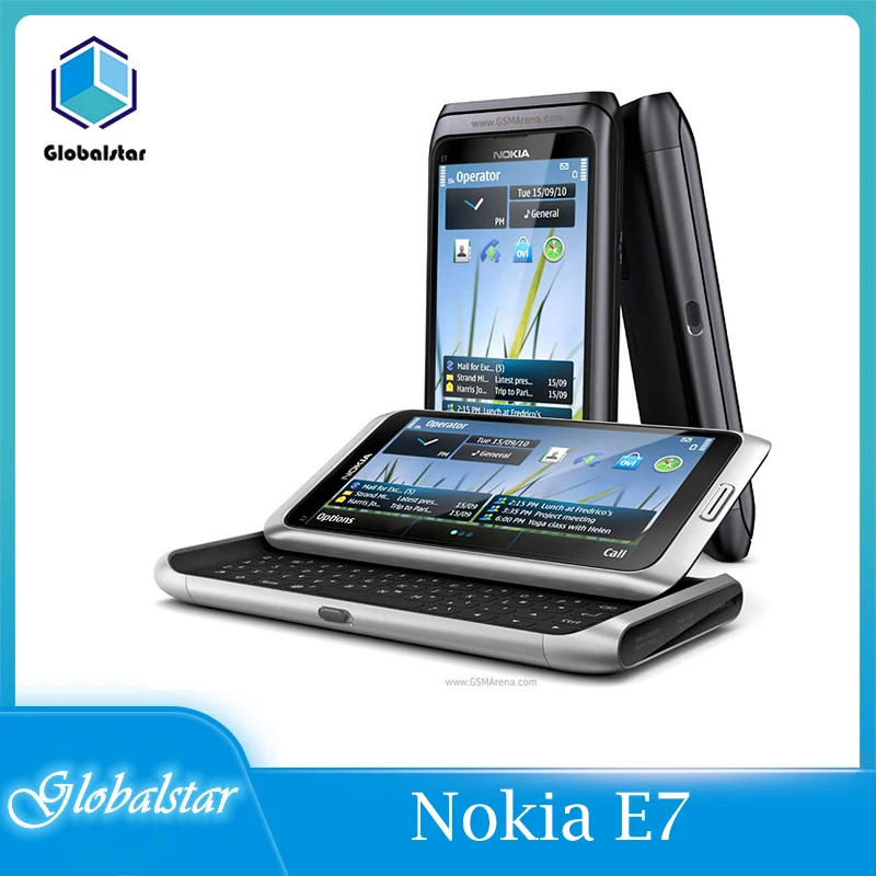 Nokia E7 Восстановленный Оригинальный NOKIA мобильный телефон разблокированный 3G wifi