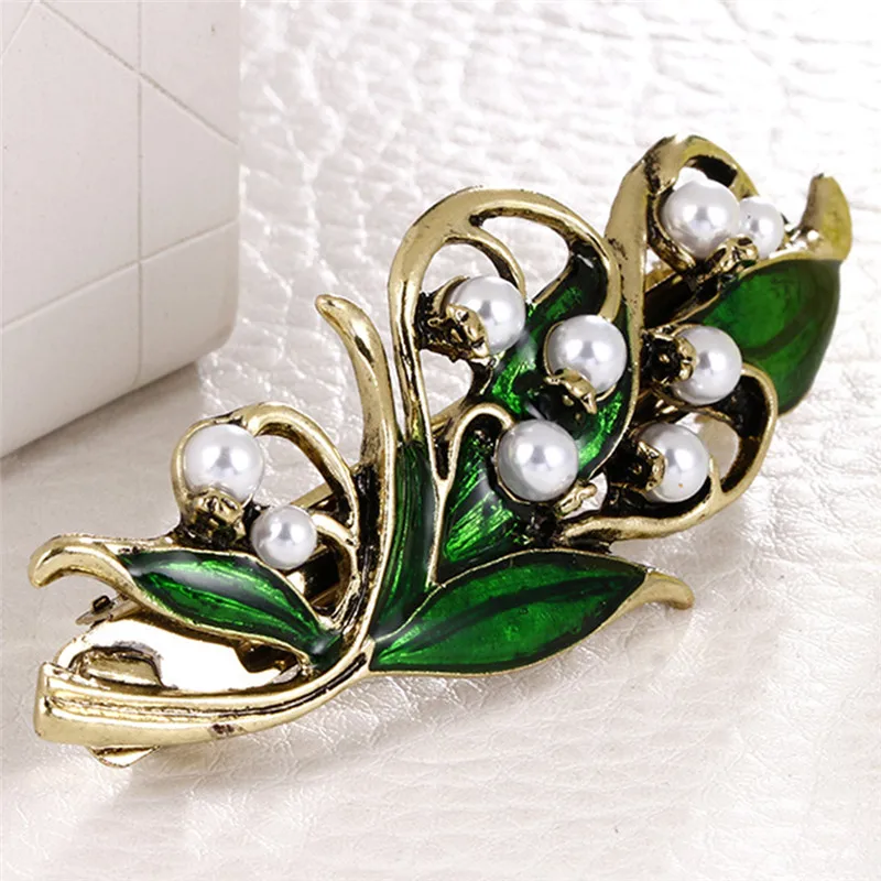Exquisite Elegant Retro Enamel Green Leaf Pearl Hair Clamp Clip Hairpin Women Girls Hair Accessories
Exquisite Elegant Retro Enamel Green Leaf Pearl Hair Clamp Clip Hairpin Women Girls Hair Accessories