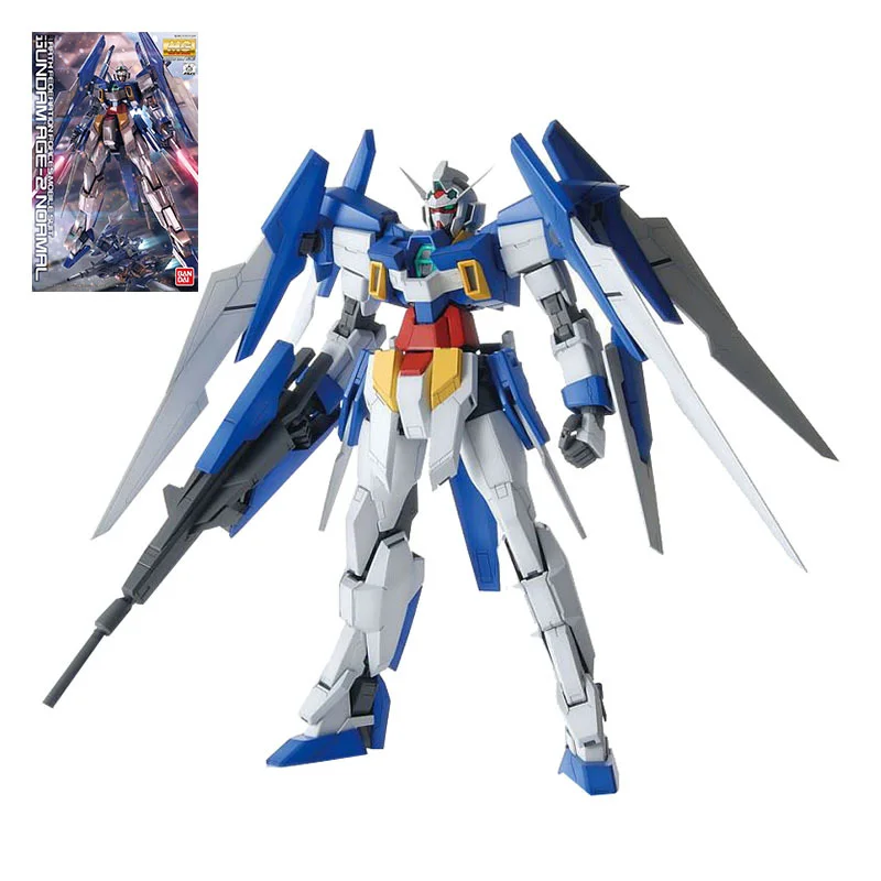 Bandai Anime Action Figures MG 1/100 AGE-2 Normal Gundam Basic Type Deformable Model Kids Assembled Toy Robot Collections Gifts
Bandai Anime Action Figures MG 1/100 AGE-2 Normal Gundam Basic Type Deformable Model Kids Assembled Toy Robot Collections Gifts
