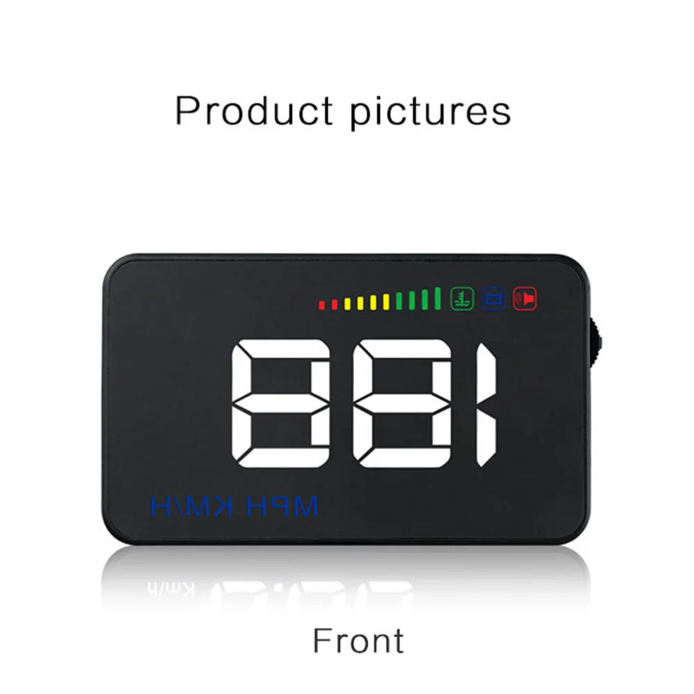 Head Display Car HUD Speedmeter Over Reminder Fatigue Driving Warnning Windshield Project (Black)
Head Display Car HUD Speedmeter Over Reminder Fatigue Driving Warnning Windshield Project (Black)