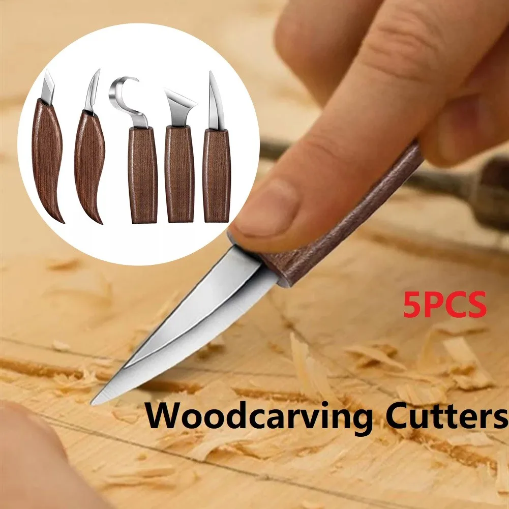 5 Pack Wood Carving Cutter Chisel Woodworking Cutter Hand Tool Set Peeling Woodcarving Sculptural Spoon Carving Cutter Hand Tool
5 Pack Wood Carving Cutter Chisel Woodworking Cutter Hand Tool Set Peeling Woodcarving Sculptural Spoon Carving Cutter Hand Tool