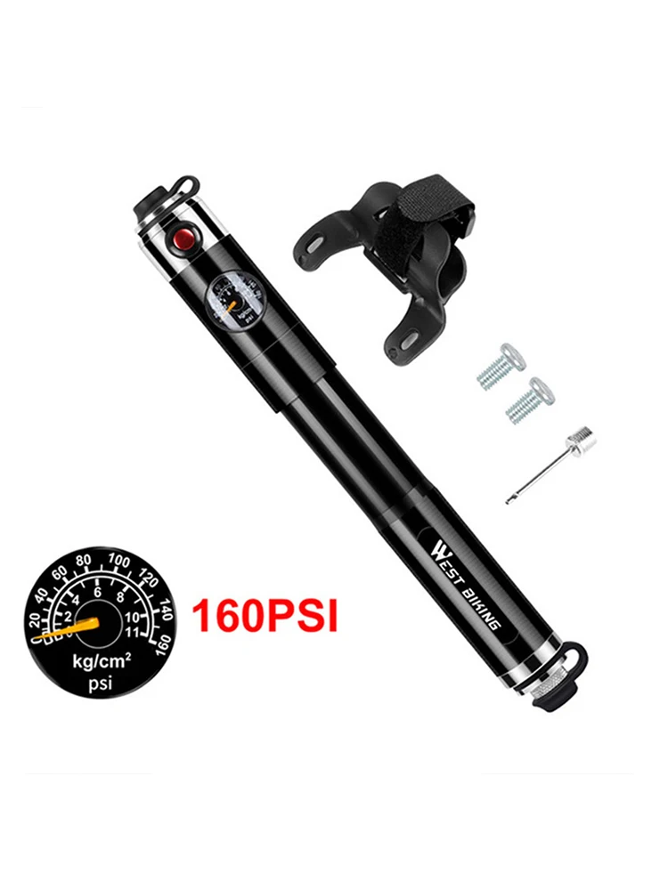 Bike Pump Set High Pressure Bicycle Tire Pump With Gauge For Road Mountain BMX Bikes MTB Lightweight Cycling Tool Justifiable
Bike Pump Set High Pressure Bicycle Tire Pump With Gauge For Road Mountain BMX Bikes MTB Lightweight Cycling Tool Justifiable