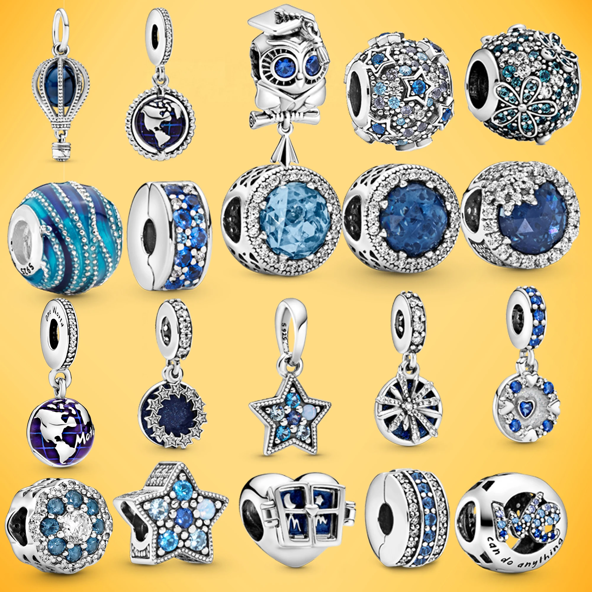 2021 new Original blue sweet night starry sky Bead fit Pandora Charms silver 925 beads Bracelet for women diy fashion jewelry
2021 new Original blue sweet night starry sky Bead fit Pandora Charms silver 925 beads Bracelet for women diy fashion jewelry