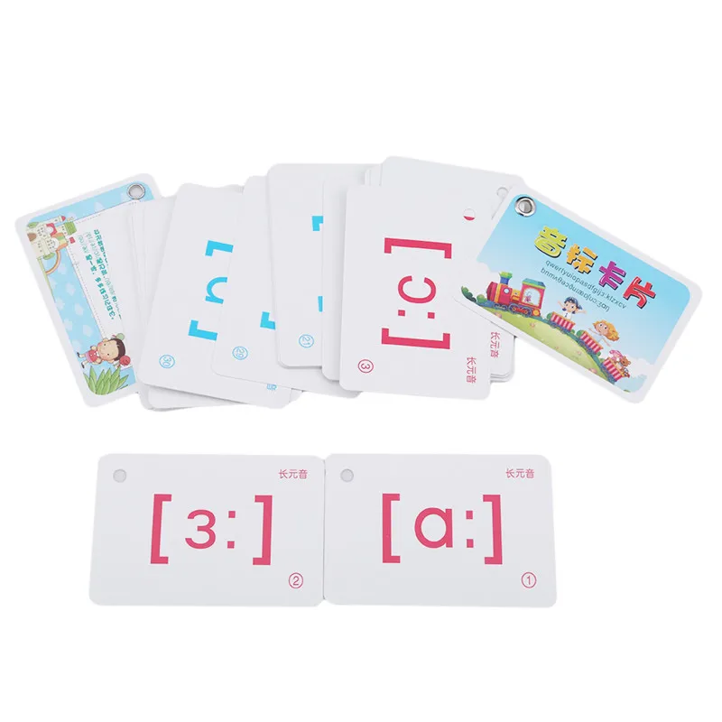 48 Phonetic Symbols English Flash Card Handwritten Montessori Early Development Learning Toy For Children Kid Gift With Buckle
48 Phonetic Symbols English Flash Card Handwritten Montessori Early Development Learning Toy For Children Kid Gift With Buckle