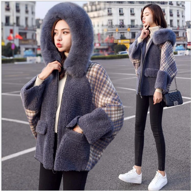 2019 Autumn Women's Wool Plaid Coat New Fashion short Woolen Coat loose Female Winter Jackets Female Outwear S185
2019 Autumn Women's Wool Plaid Coat New Fashion short Woolen Coat loose Female Winter Jackets Female Outwear S185
