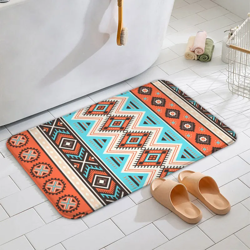 Thick Ethnic Style Floor Mat Door Mat Door Mat Bathroom Absorbent Non-slip Mat Home Door Rubbing Mat Carpet
Thick Ethnic Style Floor Mat Door Mat Door Mat Bathroom Absorbent Non-slip Mat Home Door Rubbing Mat Carpet