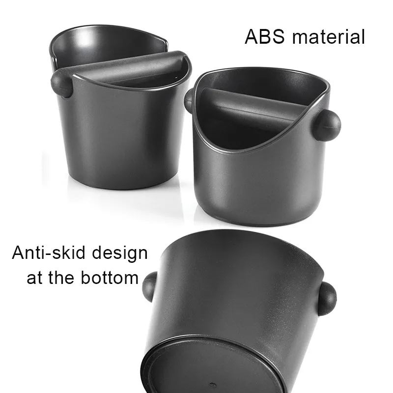 Anti Slip Shock-absorbent Espresso Knock Box Coffee Grind Dump Bin Waste With Detachable Bar For Barista | Дом и сад