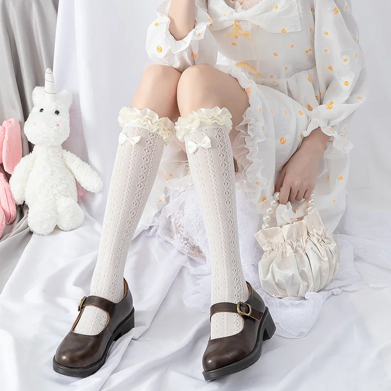 Handmade beautiful bowknot ribbon folds lace middle tube calf stockings net stockings lolita lolita pile stockings women
Handmade beautiful bowknot ribbon folds lace middle tube calf stockings net stockings lolita lolita pile stockings women