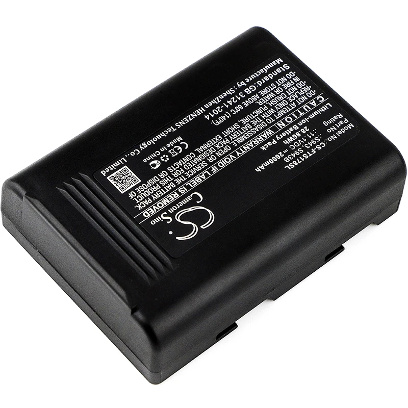 Cameron Sino S943 S943B Battery for Fitel S121A S121M4 S122A S122C S122M8 S122M12 S123C S123M4 S123M8 S123M12 2600mAh
Cameron Sino S943 S943B Battery for Fitel S121A S121M4 S122A S122C S122M8 S122M12 S123C S123M4 S123M8 S123M12 2600mAh