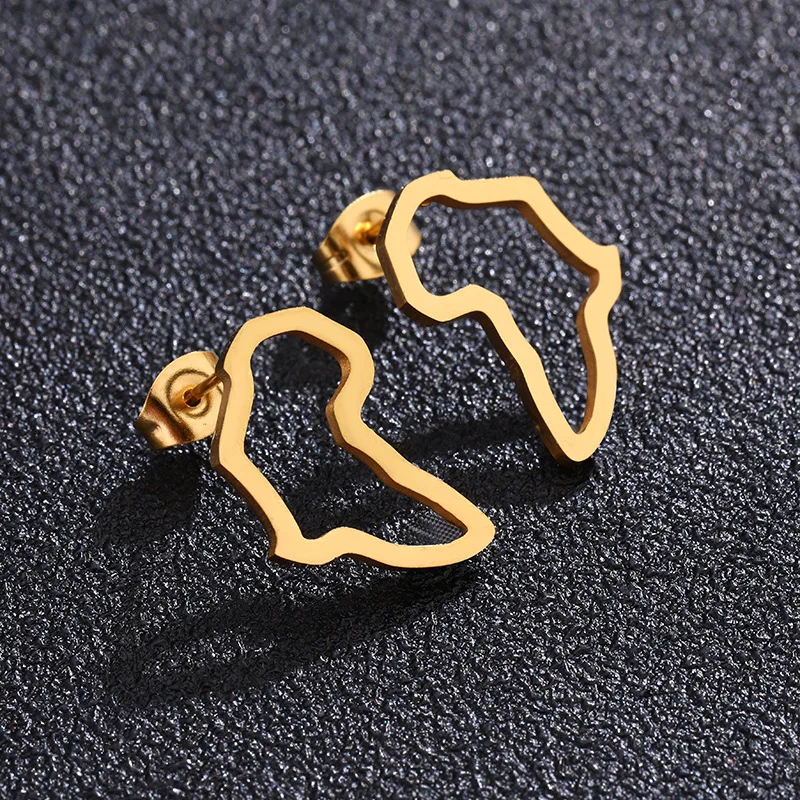 Africa Map Stud Earrings Silver Color/Gold Color African Earrings Small Ornaments Traditional Ethnic Gifts
Africa Map Stud Earrings Silver Color/Gold Color African Earrings Small Ornaments Traditional Ethnic Gifts