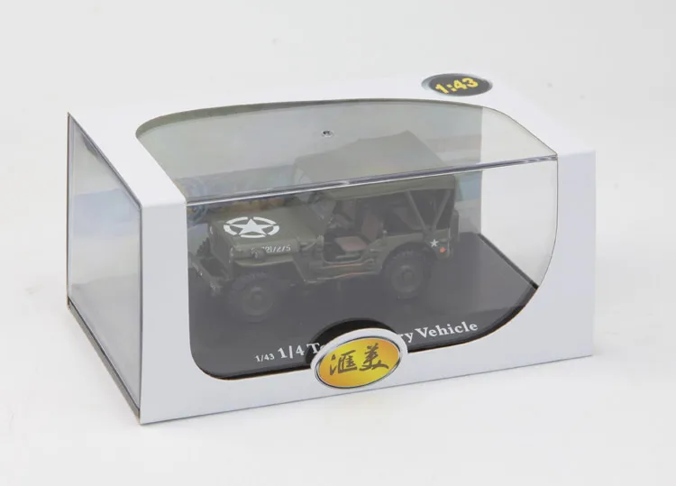 1/43 World War II United States Willys Military truck Alloy Car Model Toy Collection
1/43 World War II United States Willys Military truck Alloy Car Model Toy Collection