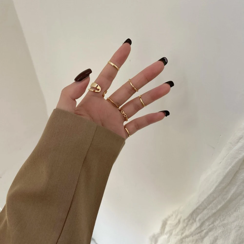 in 2021 Simple Personality Finger Ring Retro Fashion Geometry Finger Ring Punk Women Jewelry For Party Gift Knuckle Ring
in 2021 Simple Personality Finger Ring Retro Fashion Geometry Finger Ring Punk Women Jewelry For Party Gift Knuckle Ring