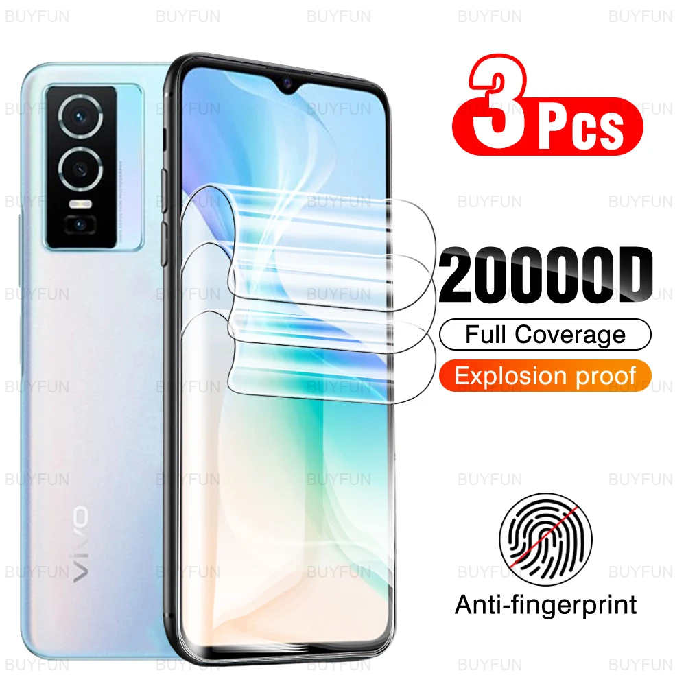 For vivo Y76 5G 6.58inch 3pcs full cover hydrogel film for vivo Y 76 76Y vi vo Y76s Y76 scratch resistant safety protective film
For vivo Y76 5G 6.58inch 3pcs full cover hydrogel film for vivo Y 76 76Y vi vo Y76s Y76 scratch resistant safety protective film