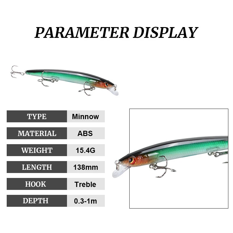 Artificial Fishing Lure 9 Colors 3D Simulation Fishing Baits Alice Mouth Bass BHD2 
Artificial Fishing Lure 9 Colors 3D Simulation Fishing Baits Alice Mouth Bass BHD2