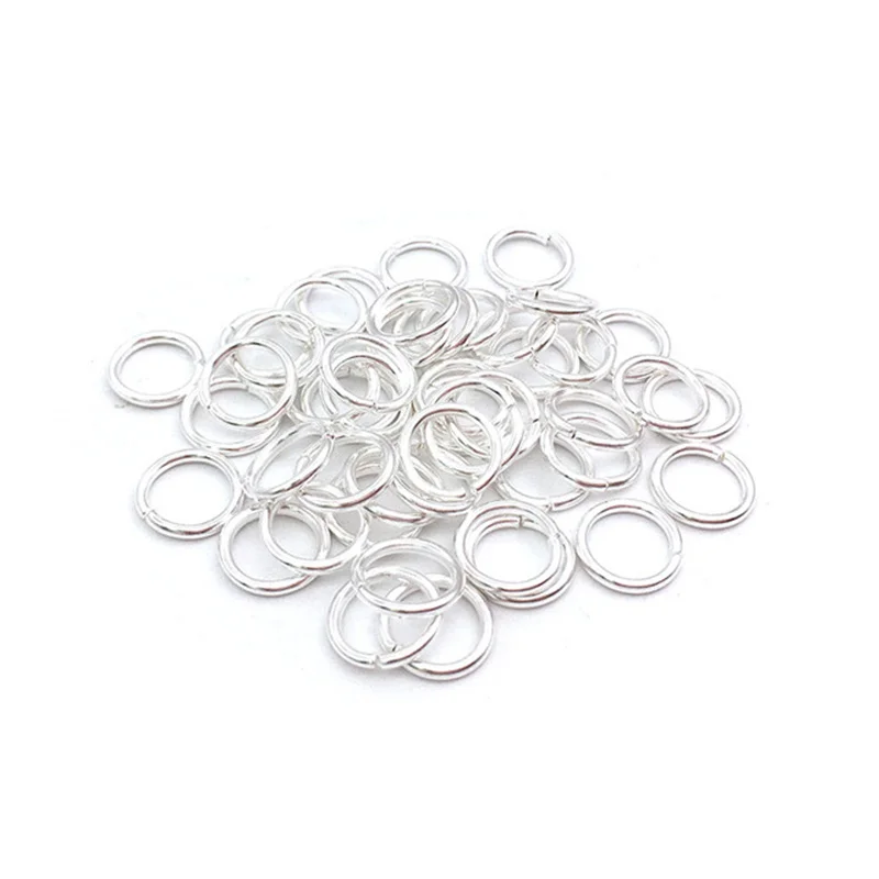 Diy Jewelry Accessories Color-preserving Sliver Copper Ring Handmade Materials Open Ring Necklace Bracelet 500Pcs A Pack
Diy Jewelry Accessories Color-preserving Sliver Copper Ring Handmade Materials Open Ring Necklace Bracelet 500Pcs A Pack