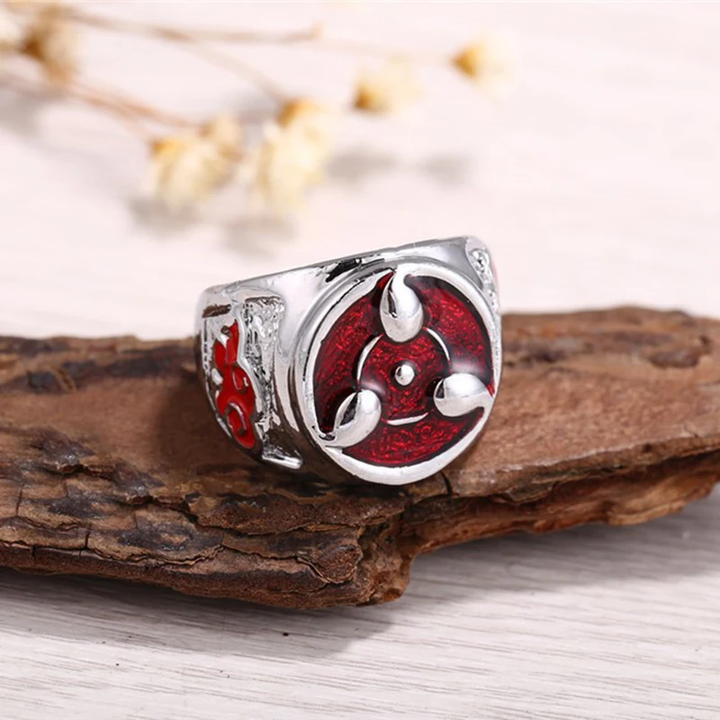 Anime Cosplay Itachi Akatsuki Ring Cartoon Blood Wheel Eye Ring Konoha Village Logo Ring Adult Ninja Props Accessories Ring
Anime Cosplay Itachi Akatsuki Ring Cartoon Blood Wheel Eye Ring Konoha Village Logo Ring Adult Ninja Props Accessories Ring