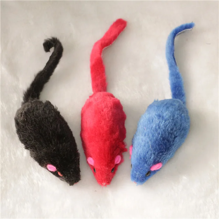 10 шт. игрушки кошки накладные Мышь мини мыши забавные плюшевые животные для кошек